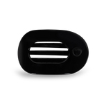 TELETIES - Round Flat Hair Clip | Small | Jet Black