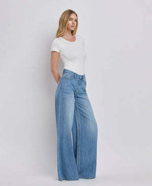 Olivia High Rise Wide Leg Jean