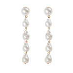 St Armands Designs of Sarasota - Natural Pearl Statement Drop Earrings