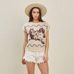 Equine Sleeveless Sweater