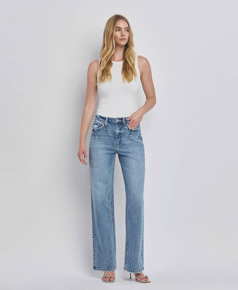 90’s Super High Rise Wide Jeans in Leaping Water