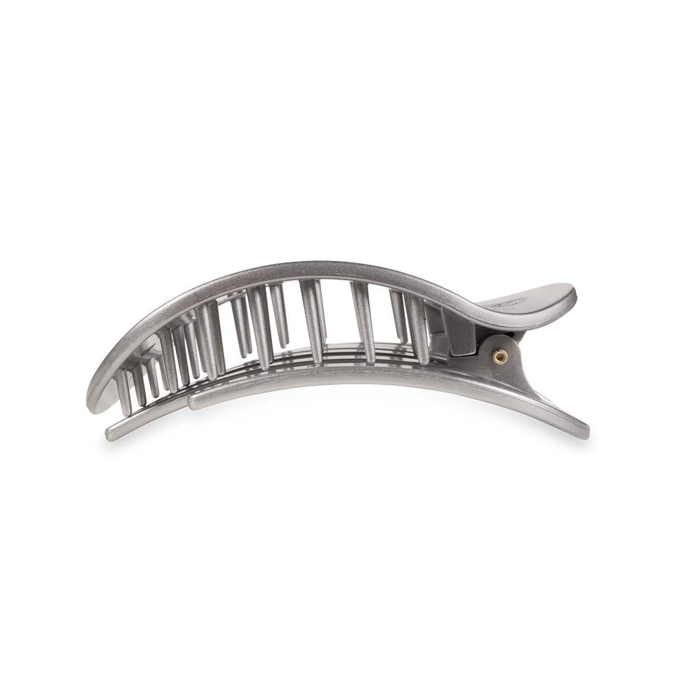 TELETIES - Round Flat Hair Clip | Medium | Disco Daydream