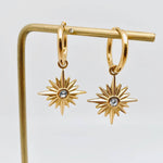 Star Pendant Huggie