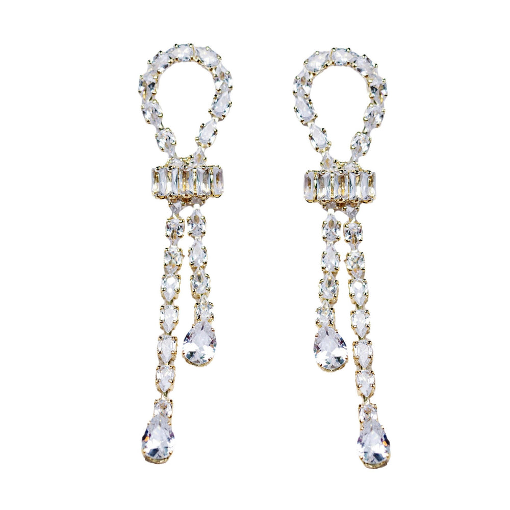 St Armands Designs of Sarasota - Thoroughbred Diamond Drop Earrings