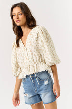 Cottage Floral Blouse