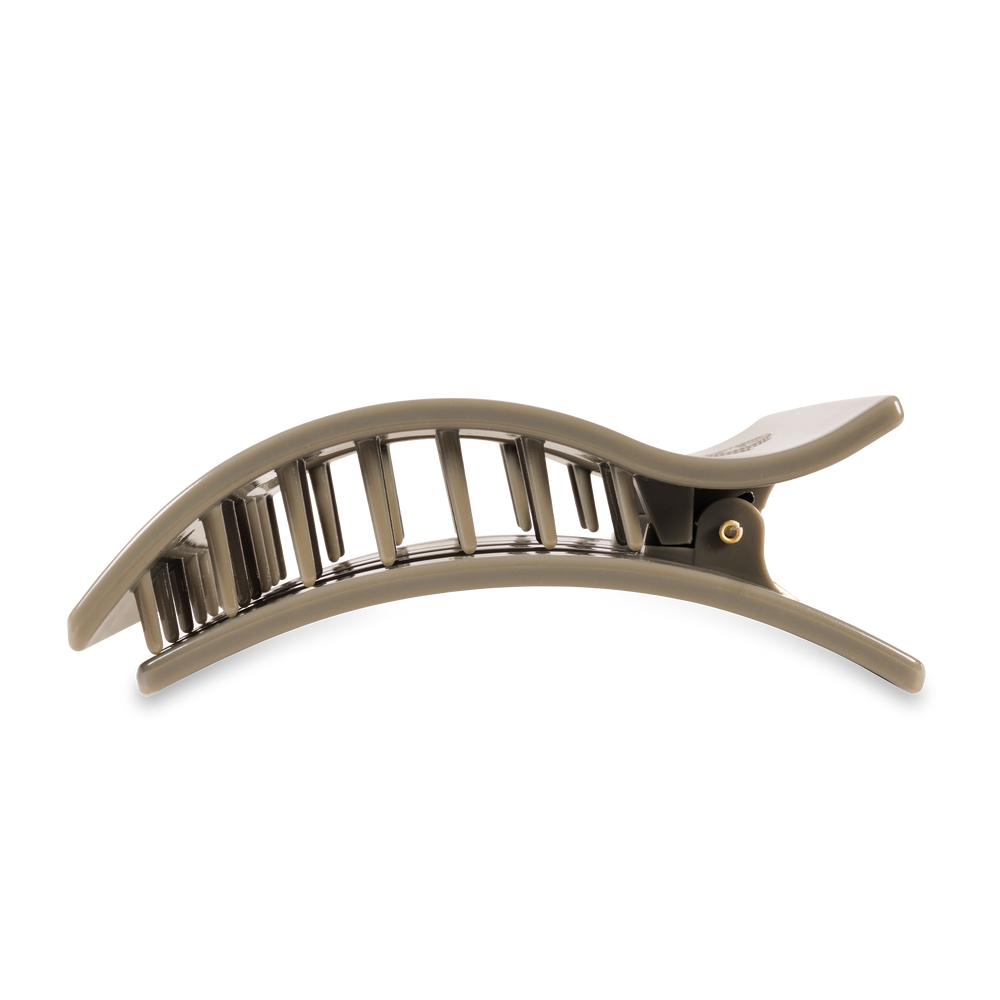 TELETIES - Flat Rectangle Hair Clip | Large | Sage It Ain't So