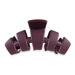TELETIES - Classic Hair Clip | Large | Burgundy Bliss
