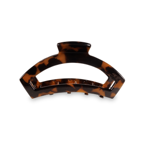 TELETIES - Open Hair Clip | Small | Tortoise