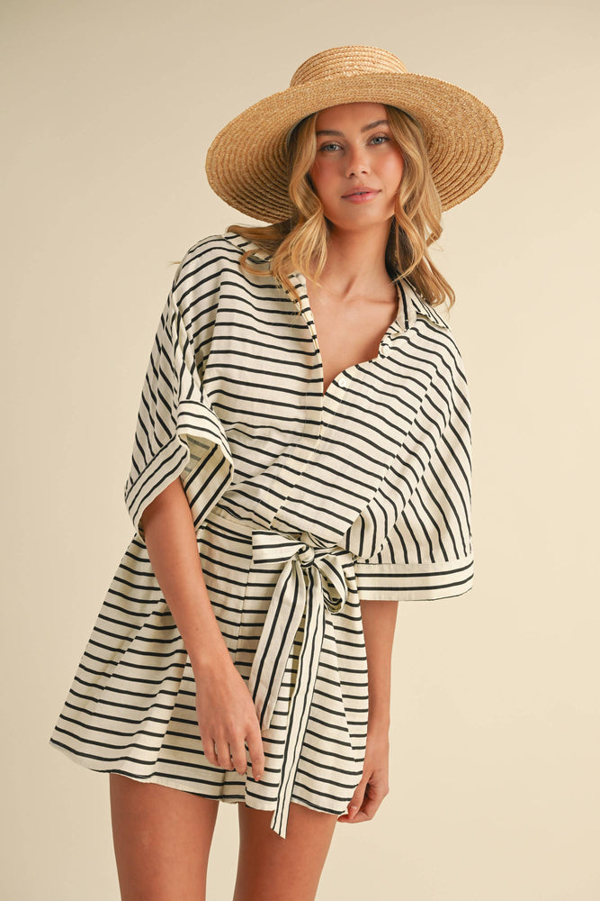Striped Relaxed Romper