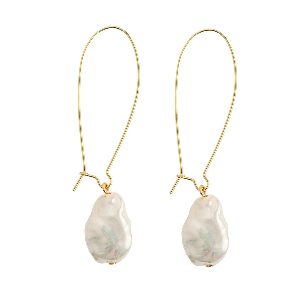St Armands Designs of Sarasota - Natural Pearl Minimalist Threader Earrings