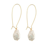 St Armands Designs of Sarasota - Natural Pearl Minimalist Threader Earrings