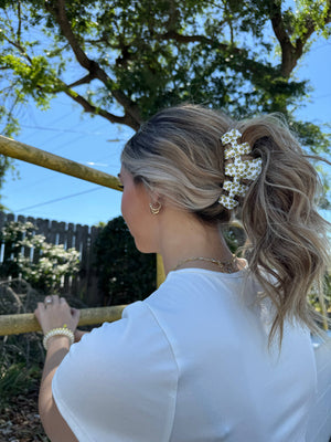 TELETIES - Classic Hair Clip | Large | Miles of Smiles