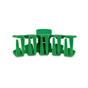 TELETIES - Classic Hair Clip | Medium | Shamrock Shimmer