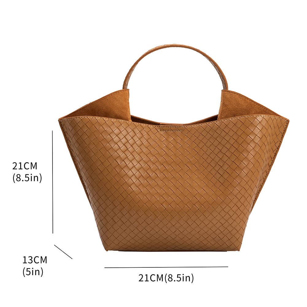 Melie Bianco - Terri Tan Small Recycled Vegan Top Handle Bag