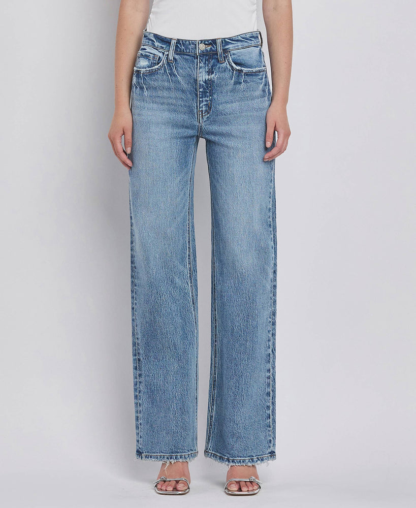 90’s Super High Rise Wide Jeans in Leaping Water