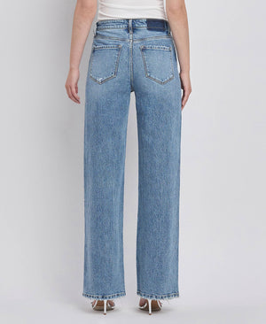 90’s Super High Rise Wide Jeans in Leaping Water