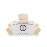 TELETIES - Classic Hair Clip | Small | Almond Beige