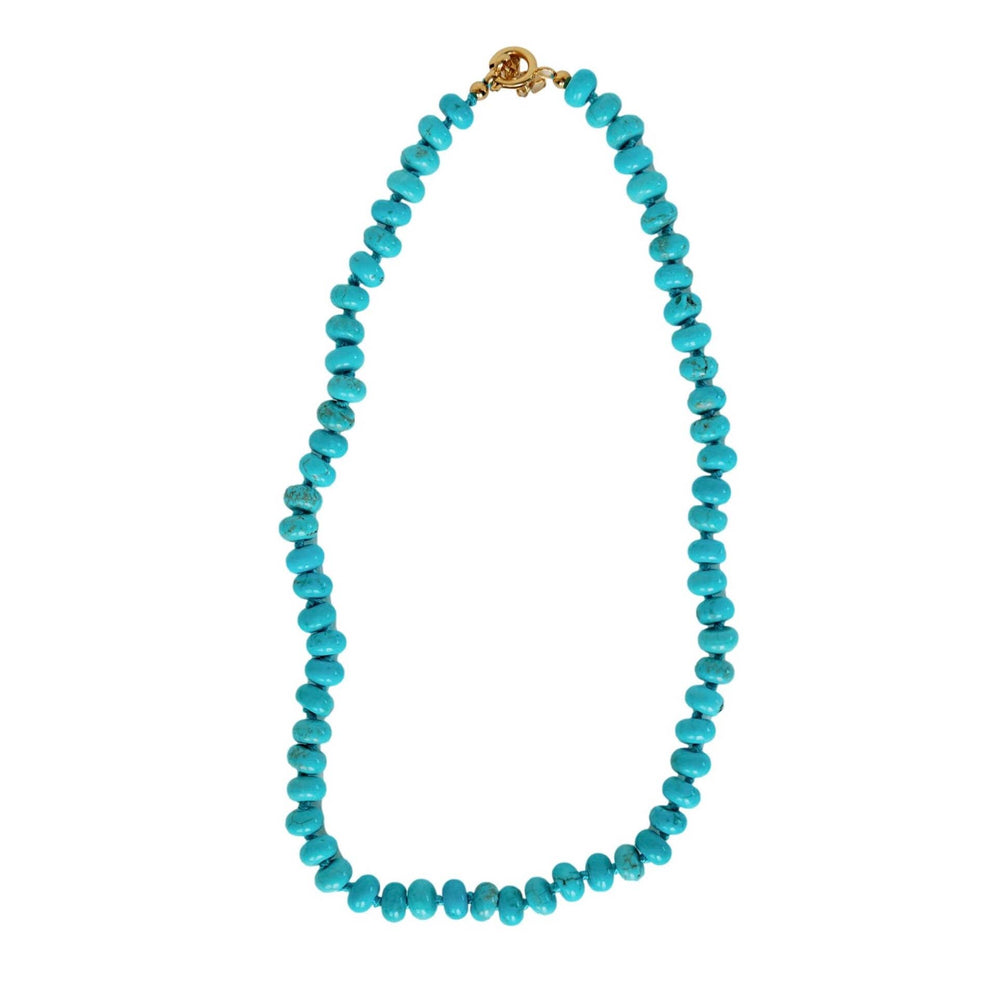 St Armands Designs of Sarasota - 16.5" Genuine Turquoise Choker Candy Necklace