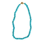 St Armands Designs of Sarasota - 16.5" Genuine Turquoise Choker Candy Necklace