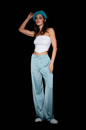 Pink Satin Trouser