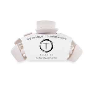 TELETIES - Classic Hair Clip | Med. | Toasted
