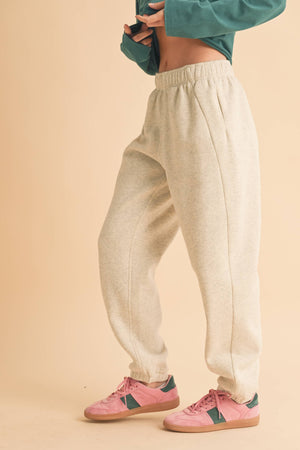 Rani Jogger: Heather Bone