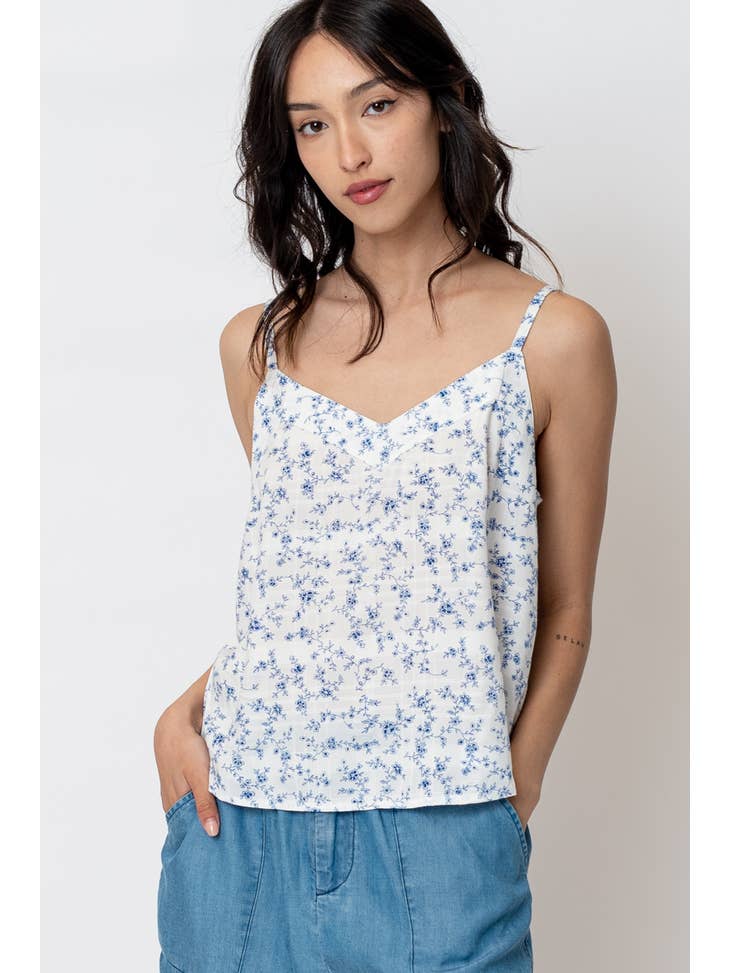 Floral Print Camisole Top