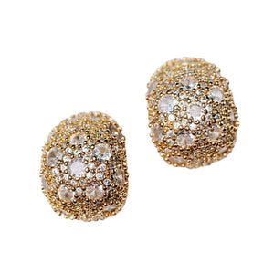 St Armands Designs of Sarasota - Pave Crystal Gumdrop Earrings