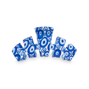 TELETIES - Classic Hair Clip | Med. | Not Today Evil Eye