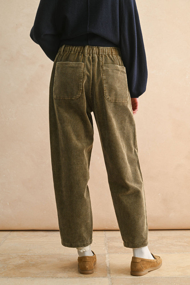 Olive Corduroy Pants
