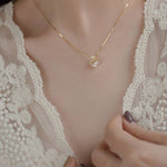 Dainty Swan Friendship Necklace