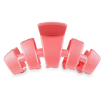 TELETIES - Classic Hair Clip | Large | Calming Coral