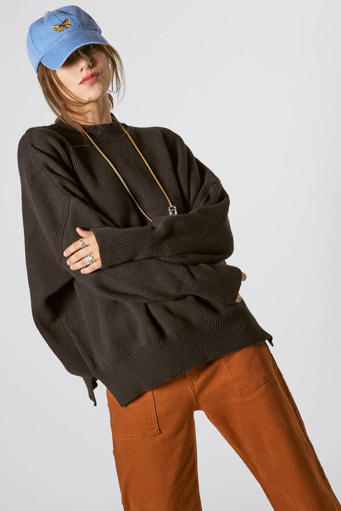 Black Oversized Sweater