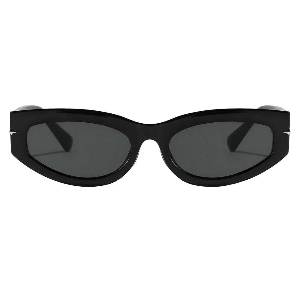 Alexa Polarized Sunglasses: Cream/Brown