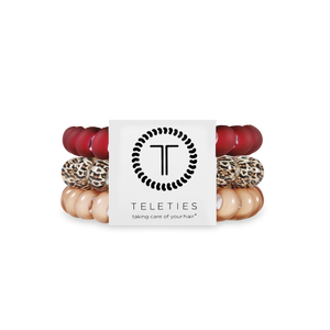 TELETIES - Spiral Hair Coils | Large | Wild Side Hair Ties