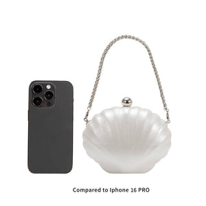 Melie Bianco - Venus Pearl Vegan Leather Crossbody Clutch