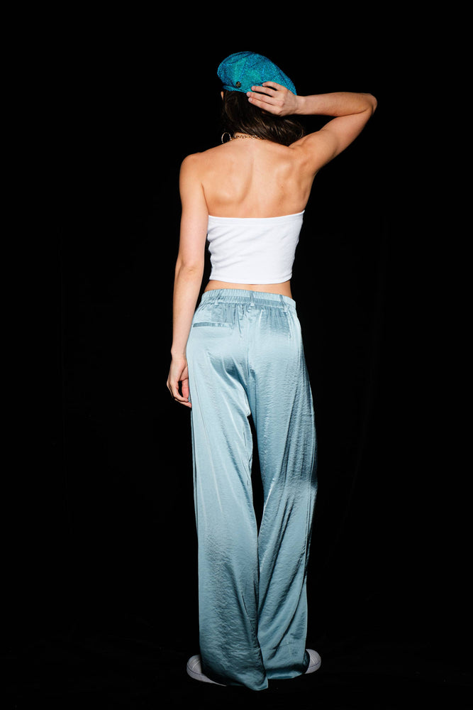 Pink Satin Trouser