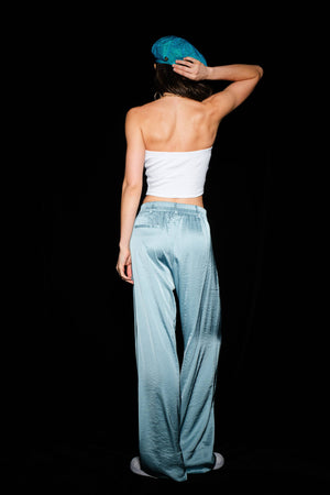Pink Satin Trouser
