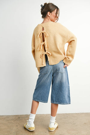 Marigold Tie-back Sweater