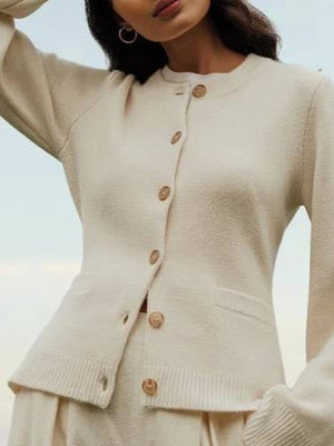 Hourglass Ivory Cardigan