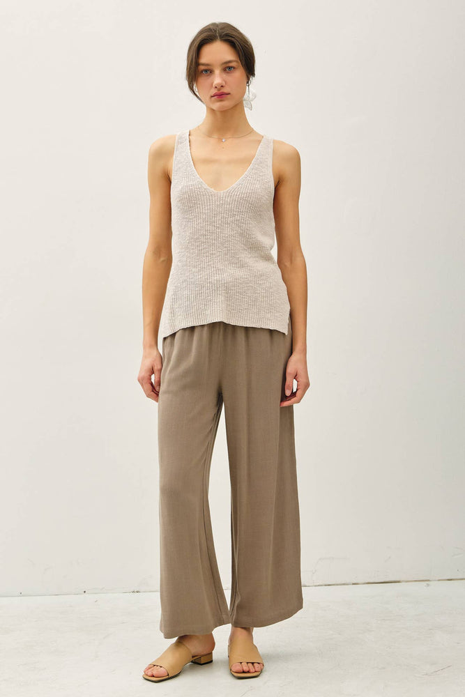Beige Sweater Tank