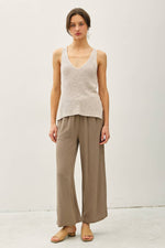 Beige Sweater Tank