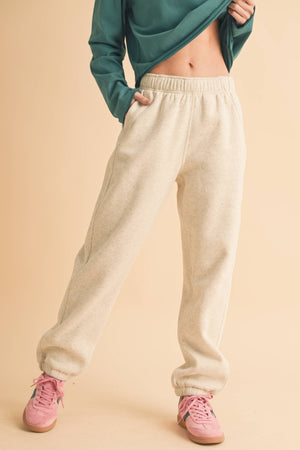Rani Jogger: Heather Bone