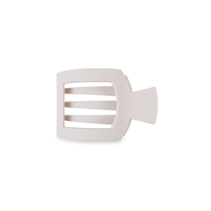 TELETIES - Square Flat Hair Clip | Small | Toasted