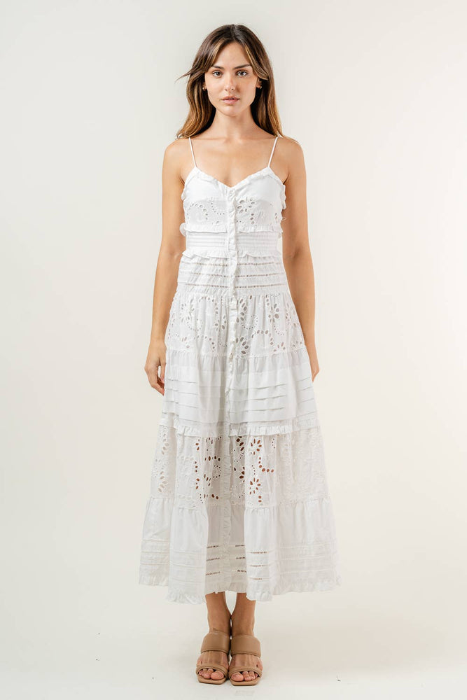 Abigail White Eyelet Dress 218 Abigail White Eyelet Dress 218