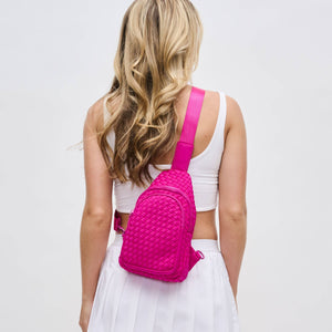 Beyond The Horizon - Sling Backpack: Wine