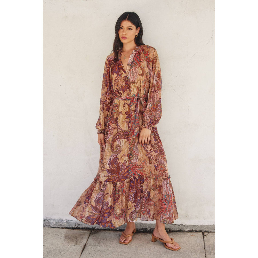 Wishing Well Button Down Maxi Dress