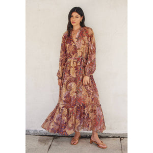 Wishing Well Button Down Maxi Dress