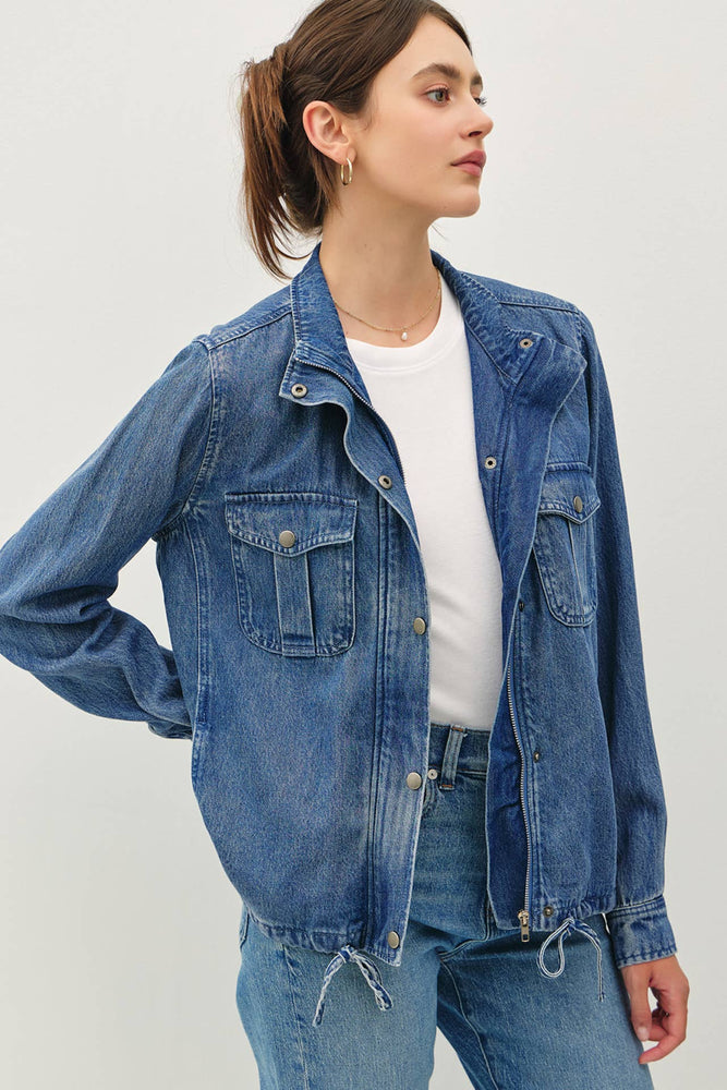 Denim Tencel Jacket