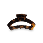 TELETIES - Open Hair Clip | Tiny | Tortoise